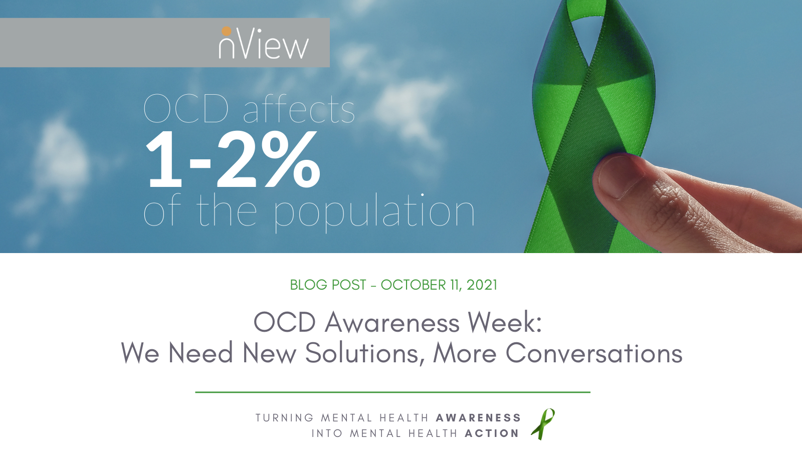 OCD Awareness Week: We Need New Solutions, More Conversations